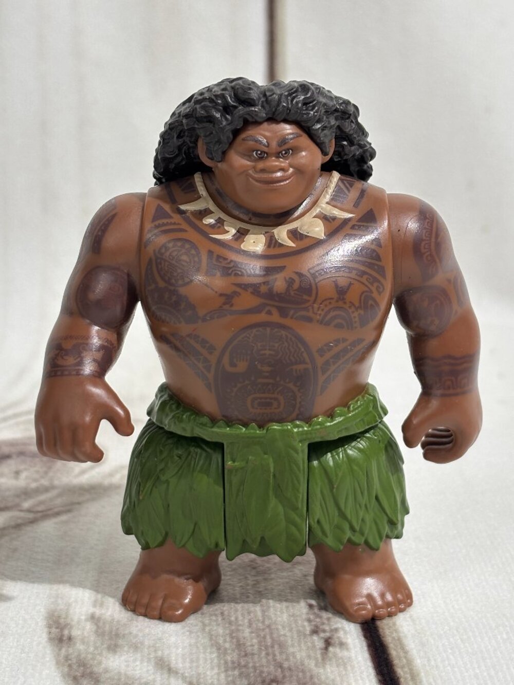 Disney 2024 Mattel 4" Maui Figurine DemiGod Moana Used No Hook Included